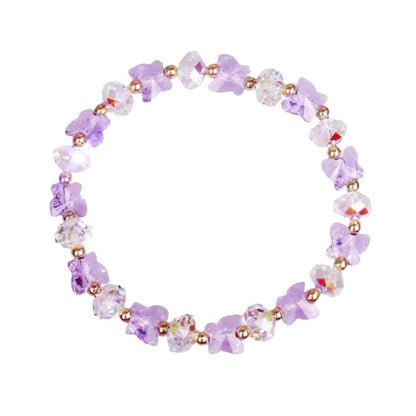 Women's Korean Style Butterfly Crystal Fashion Fresh Bracelet - Daebak