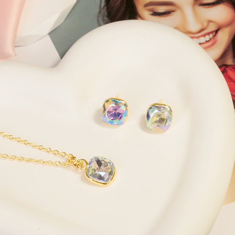 Women's Korean Style Elegant Colorful Diamond Fashion Rings - Daebak
