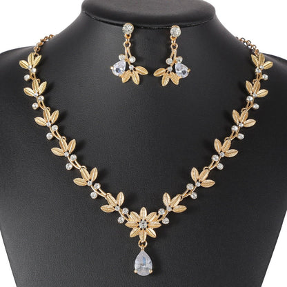 Women's Korean Style Minimalist Ethnic With Jewelry Set - Daebak