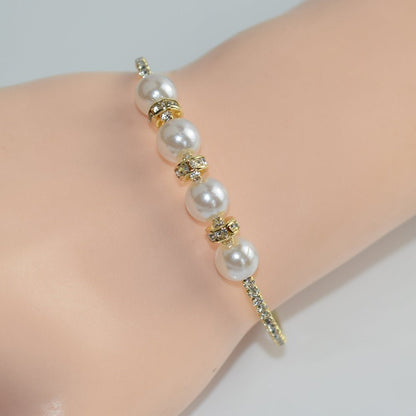 Women's Korean Style Personalized Fashion Mixed Alloy Open Bracelet - Daebak
