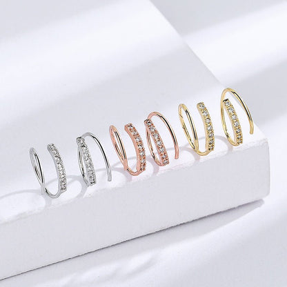 Women's Korean Trendy Simple Design Spring Ear Clip - Daebak
