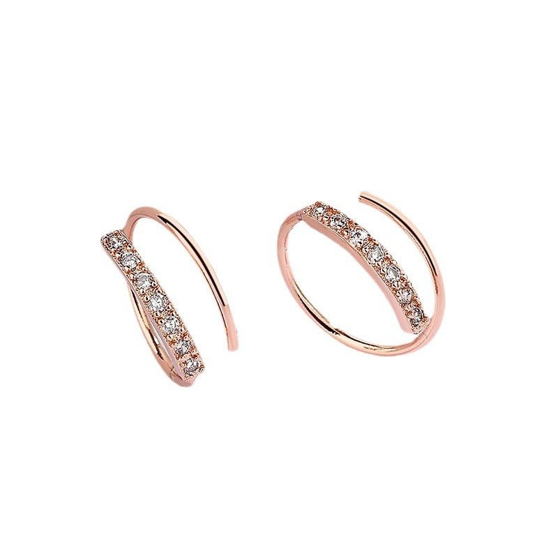 Women's Korean Trendy Simple Design Spring Ear Clip - Daebak