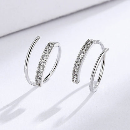 Women's Korean Trendy Simple Design Spring Ear Clip - Daebak