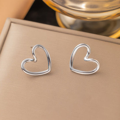 Women's Luxury Minority Hollow Heart For Korean Style Simple Design Clavicle Necklaces - Daebak