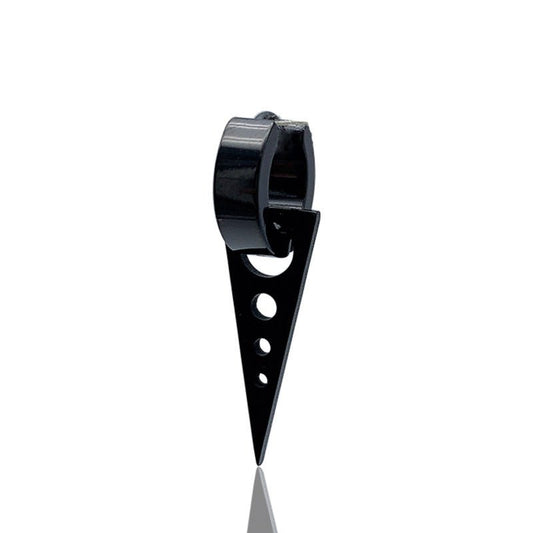 Women's & Men's Creative Korean Version Triangle Round Shape Stainless Ear Clip - Daebak