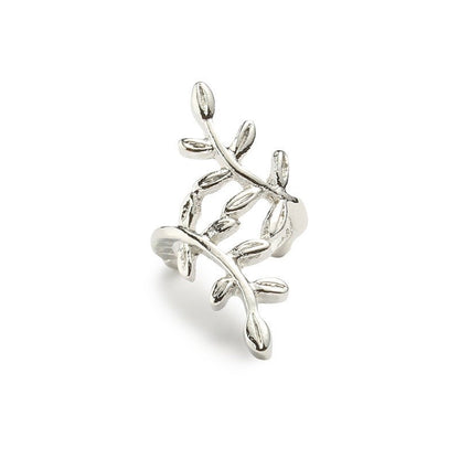 Women's & Men's Fashionable Trendy Korean Leaf Shaped Without Ear Clip - Daebak