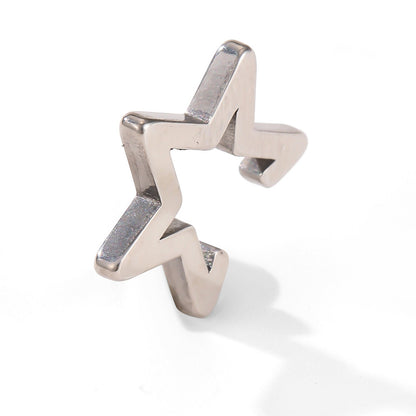 Women's & Men's Korean Style Minority Simple Unique Design Cold Cool Ear Clip - Daebak