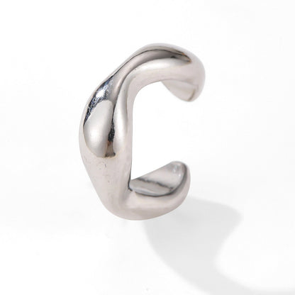 Women's & Men's Korean Style Minority Simple Unique Design Cold Cool Ear Clip - Daebak