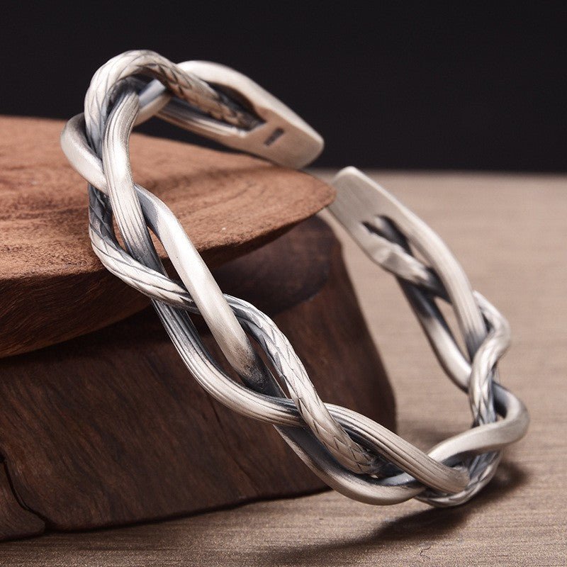 Women's & Men's Korean Style Vintage Vine Five-pointed Star Cross Bracelet - Daebak