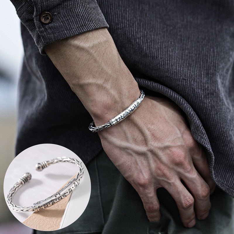 Women's & Men's Korean Style Vintage Vine Five-pointed Star Cross Bracelet - Daebak