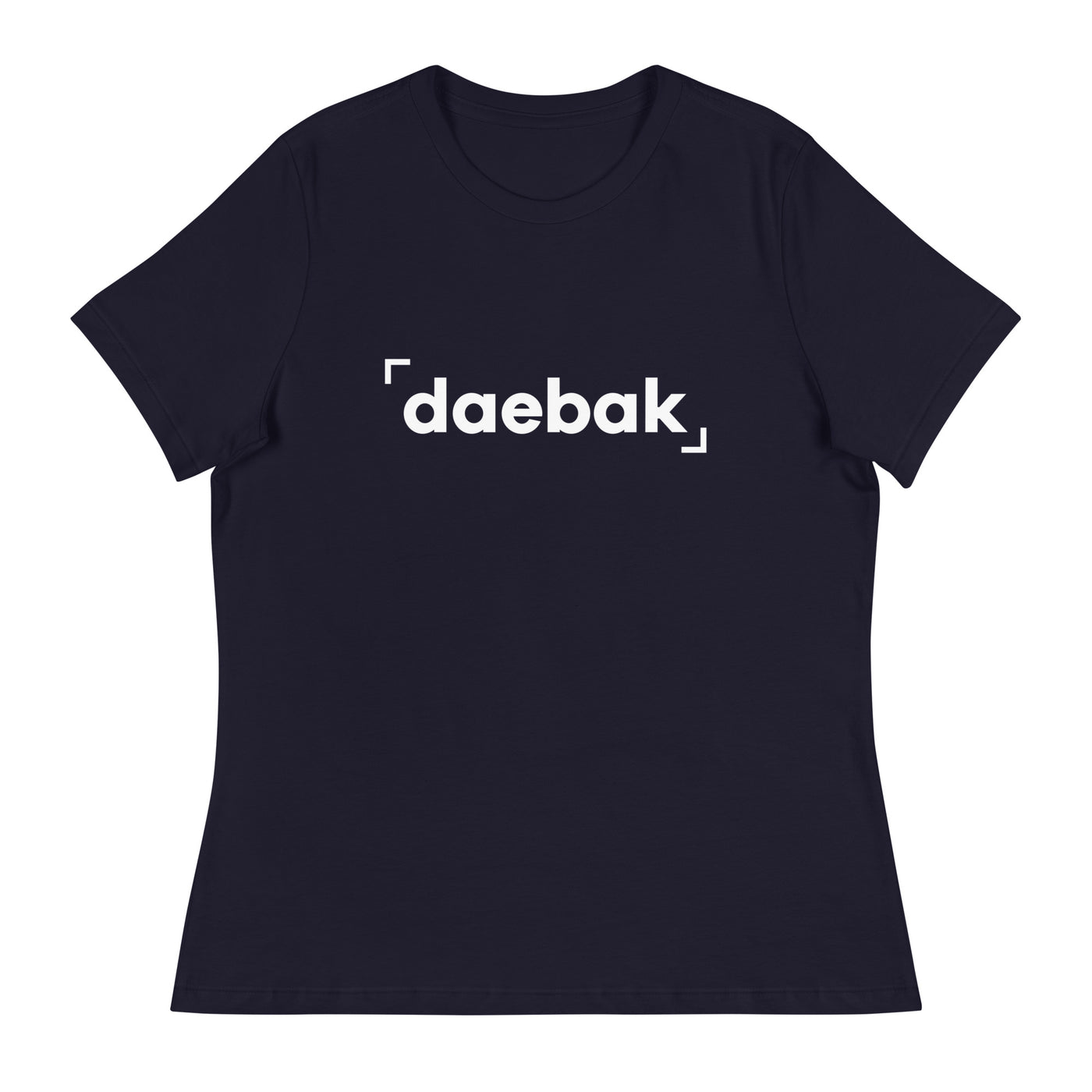 Daebak Basic Tee (Women) - White Logo