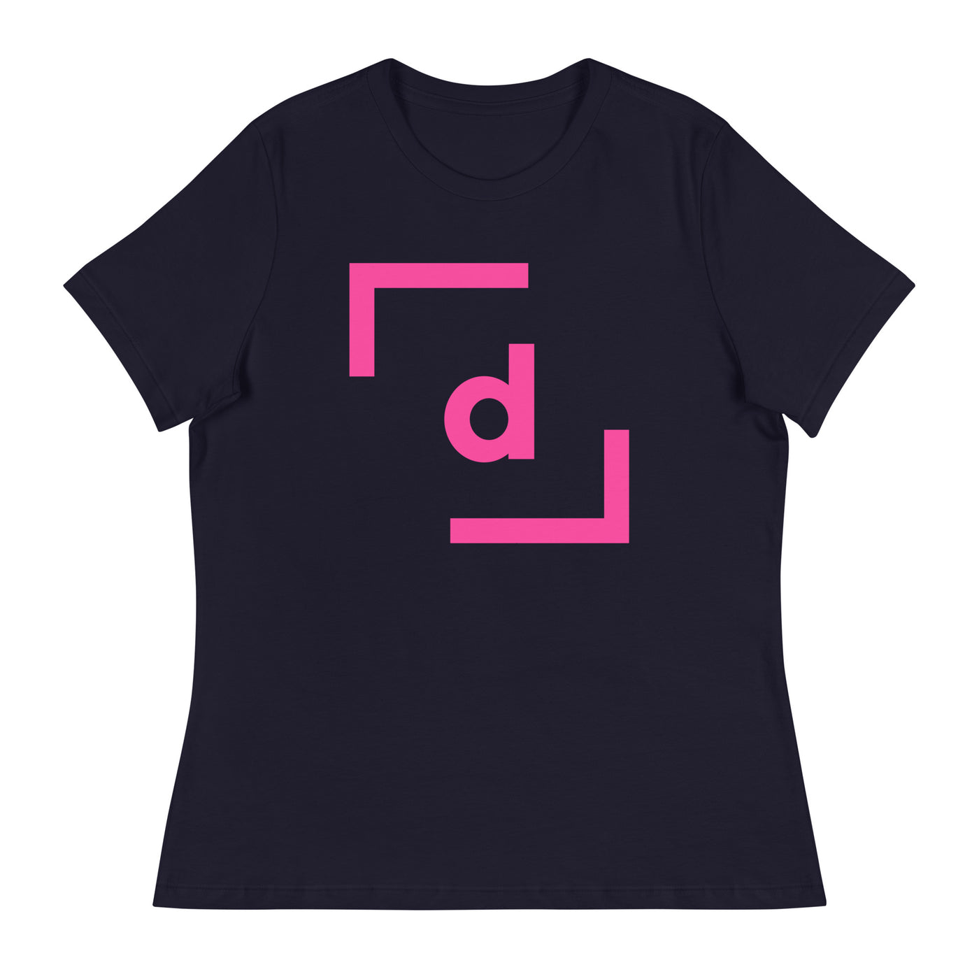 D’ Basic Tee (Women) - Pink Logo