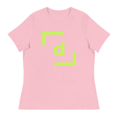 D’ Basic Tee (Women) - Green Logo