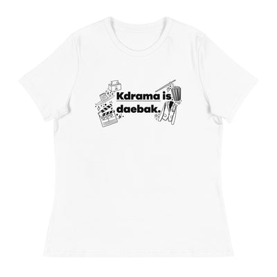 KDrama is Daebak Basic Graphic Tee (Women)