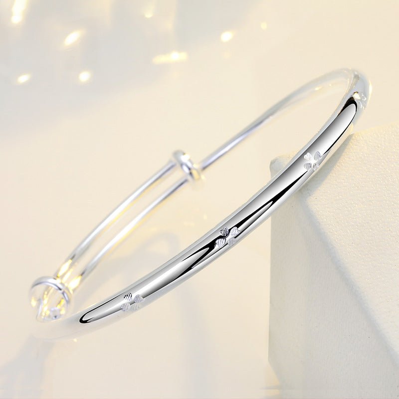 Women's Sier Korean Solid Fashion For Girlfriend Bracelets - Daebak