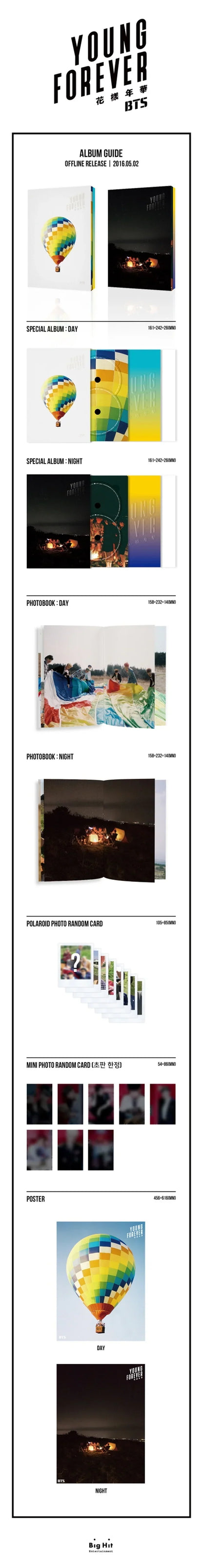 BTS HYYH Young Forever (Repackage)
