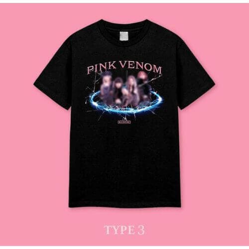 BLACKPINK フォトTシャツ　Pink Venom
