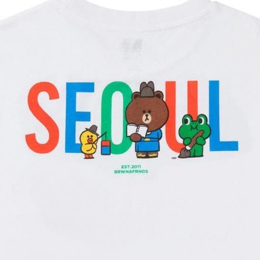 BROWN & FRIENDS City Edition Seoul Short Sleeve T-shirt - Daebak
