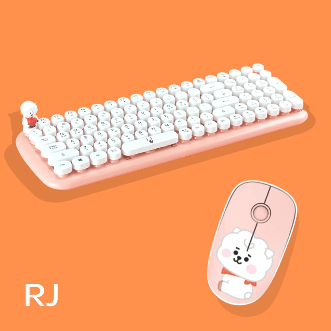 BT21 Retro Keyboard + Mouse Set - Daebak