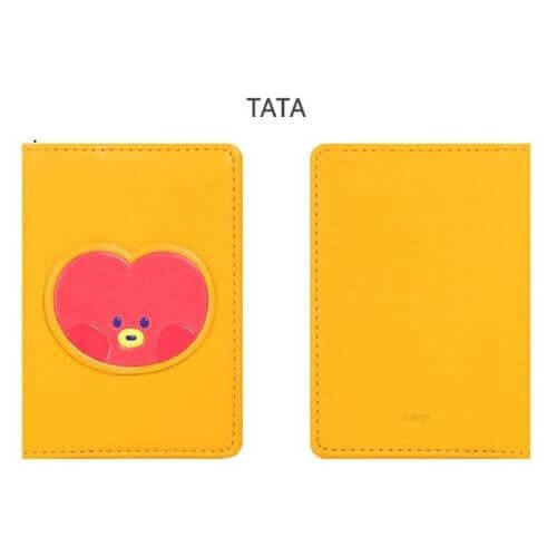 BT21 [minini] Leather Patch Card Case - Daebak