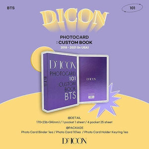 BTS - DICON PHOTOCARD 101: CUSTOM BOOK - Daebak