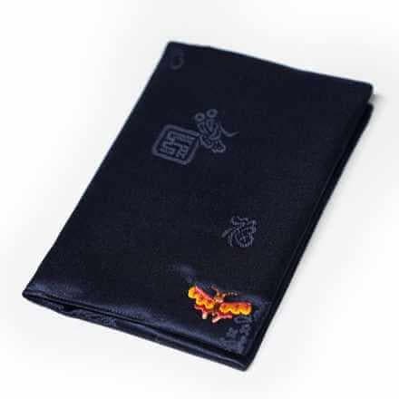 Banquet Embroidered Passport Wallet (Navy) - Daebak