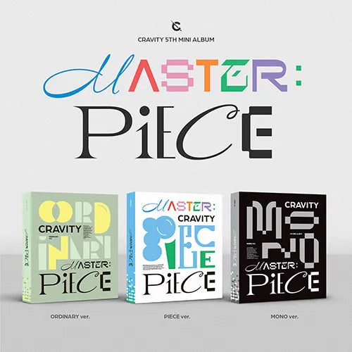 CRAVITY - MASTER:PIECE (5th Mini Album) 3-SET