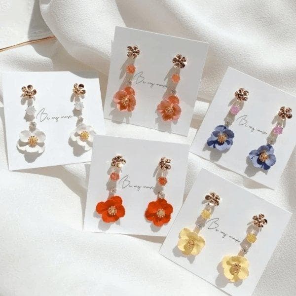 Camellia Earring Set - Daebak