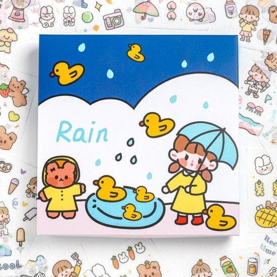 Character Sticker Pack (Rainy Day) - Daebak