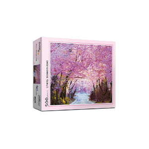 Cherry Blossom Road Puzzle 500pcs - Daebak