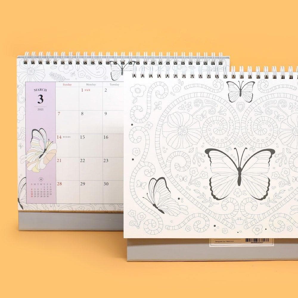Color Drawing 2021 Desk Calendar - Daebak