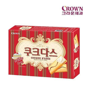 Crown Couque D'Asse White Torte 128g x2 - Daebak