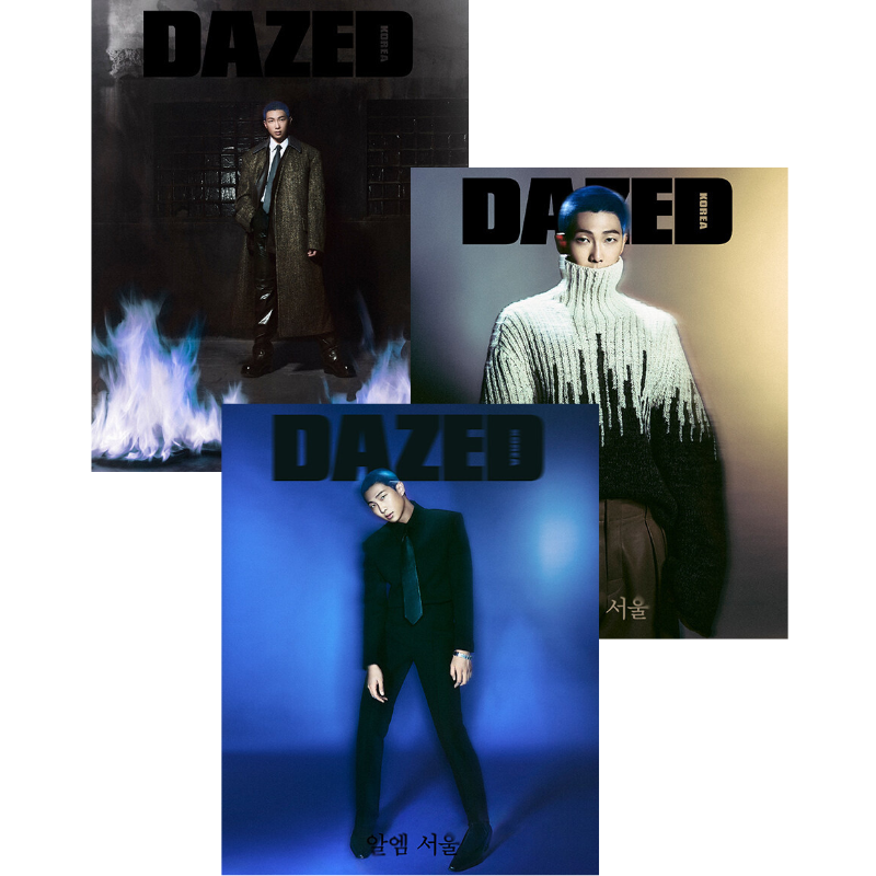Dazed & Confused Korea October 2023 Issue (Cover: BTS RM) All 3 Covers