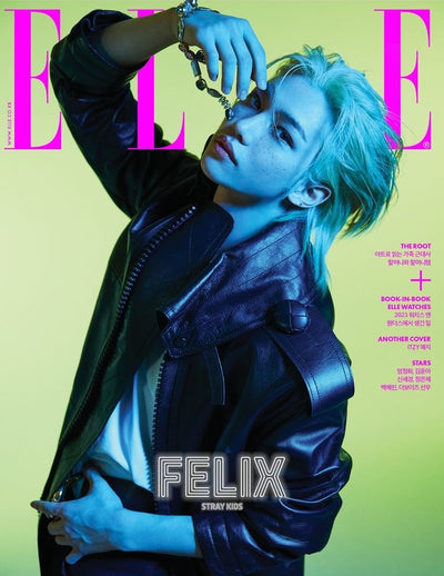  ELLE May 2023 Issue (Cover: Stray Kids Felix) - A