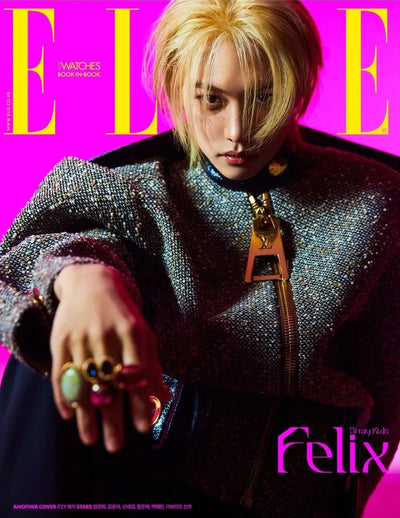  ELLE May 2023 Issue (Cover: Stray Kids Felix) - B