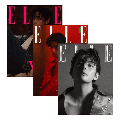 ELLE 'V is Coming' April 2023 Issue (Cover: BTS V) - All 3 Covers