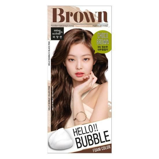 Hello Bubble Foam Color 6N [Choco Brown] - Daebak