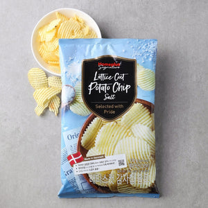 Homeplus Signature Lattice Cut Potato Chips 130g x3 - Salt