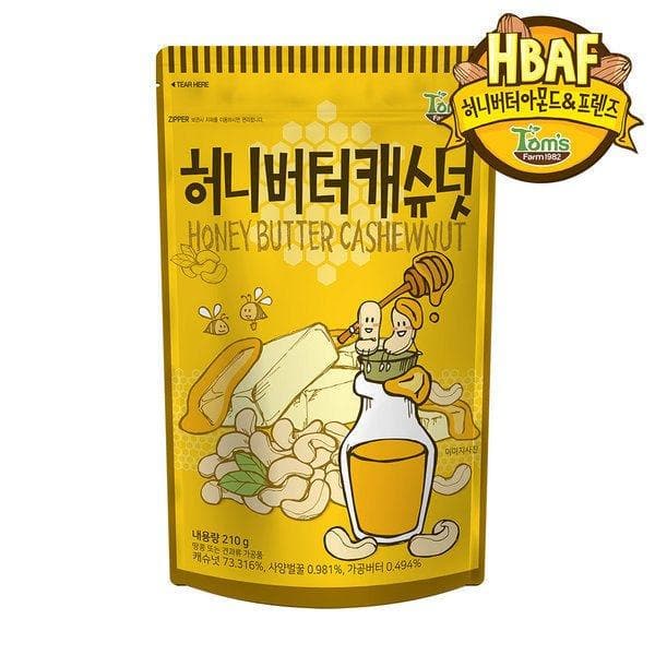 Honey Butter Cashewnut (210g) - Daebak