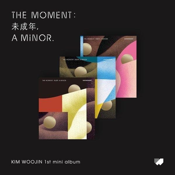 KIM WOO JIN - The Moment: 未成年 A Minor (1st Mini Album) 3-SET - Daebak