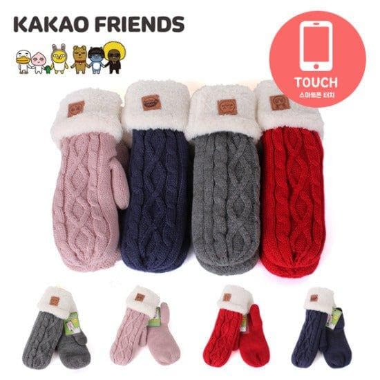 Kakao Friends Pretzel Thumb Knit Gloves - Daebak