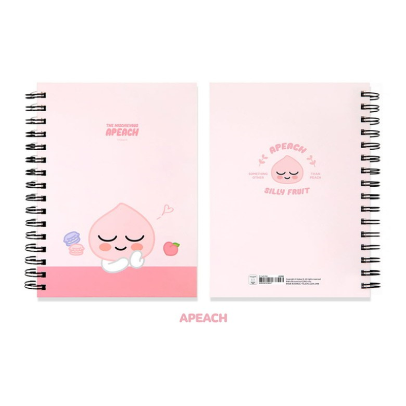 Kakao Friends A5 Spring Index Notebook - Apeach