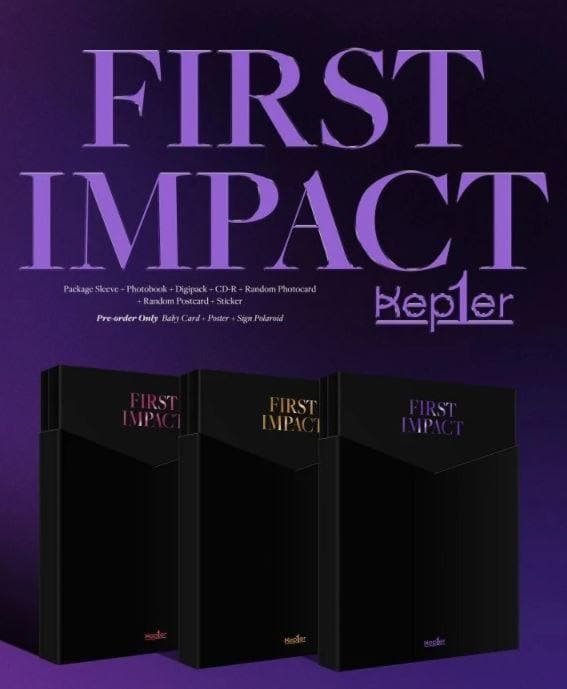 Kep1er - FIRST IMPACT (1st Mini Album) 3-SET - Daebak