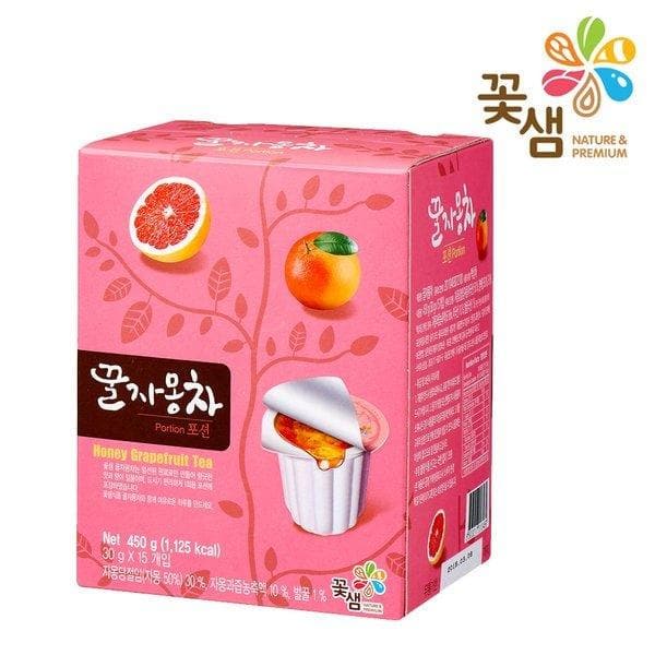 Kkoh Shaem Honey Grapefruit Tea Portion Type (15ea) - Daebak