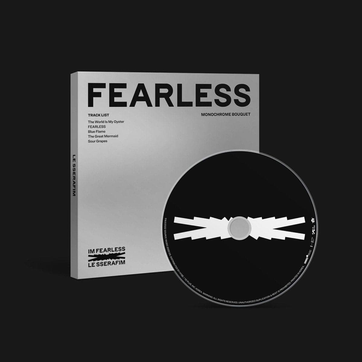 LE SSERAFIM - FEARLESS (1st Mini Album) Monochrome Bouquet Ver. - Daebak