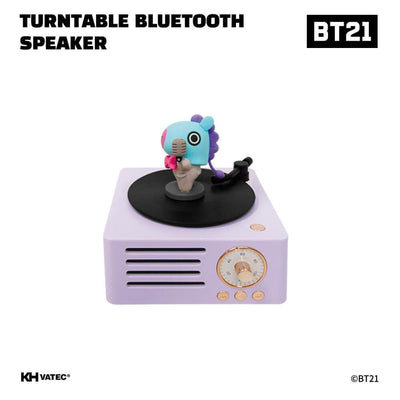 (Last stock!) BT21 Turntable Bluetooth Speaker - Daebak