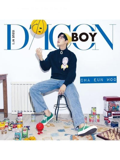 (Last stock!) D'ICON BOY Issue No.1 (Cover: CHA EUN WOO happyday) - Daebak
