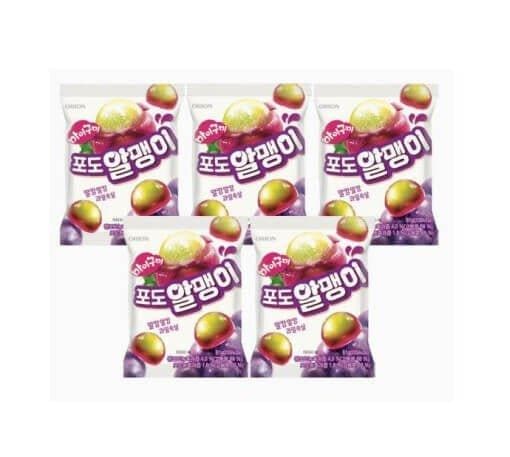 (Last stock!) My Gummy Jelly Grape (5 bags) - Daebak