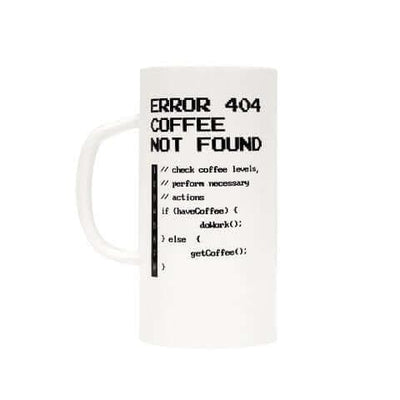(Last stock!) Start-Up / ERROR 404 Coffee Not Found 1L Mug - Daebak