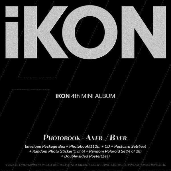 (Last stock!) iKON - FLASHBACK (4th Mini Album) Photobook Ver. - Daebak